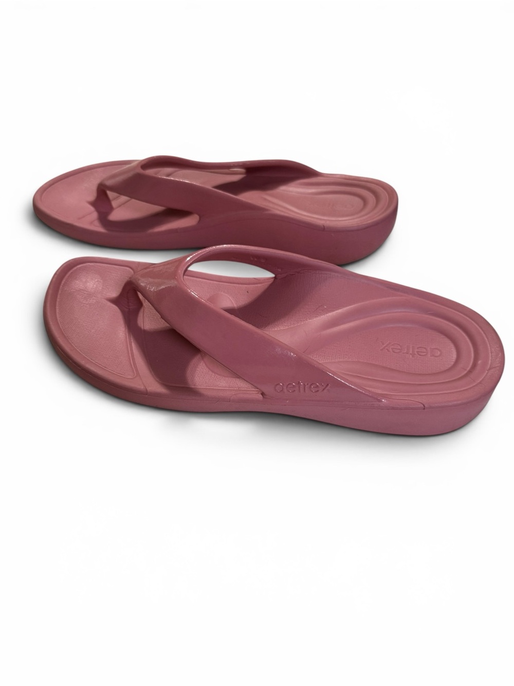 Aetrex Maui Orthotic, Flip-Flop Women’s Size 9 Mauve Pink Comfort Arch Support - Picture 3 of 11